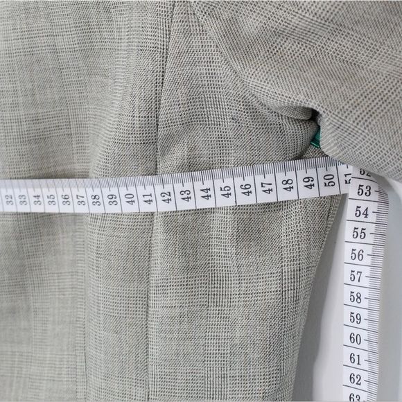 Vintage blazer and pants set gray 14 excellent conditions short sleeves - Picture 9 of 9